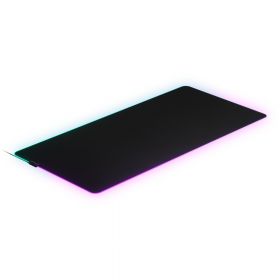 Mousepad SteelSeries QcK Prism Cloth 3XL, Iluminare RGB, Negru