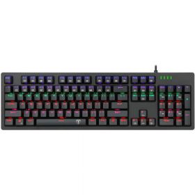Tastatura mecanica gaming T-Dagger T-TGK312-BL, Iluminare RGB, Negru