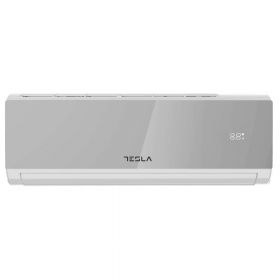 Aer conditionat Tesla TT34EX82SM-1232IAW, 12000 BTU, Inverter, A++/A+, Wi-Fi, Filtru lavabil, Mod Turbo, Argintiu/Alb