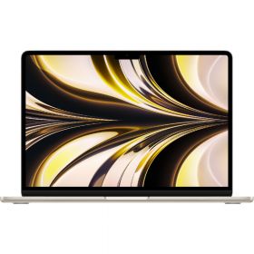 Laptop Apple MacBook Air 13.6" Retina, Apple M2, 8GB, SSD 512GB, Apple M2 GPU, macOS Monterey, Starlight, RO KB