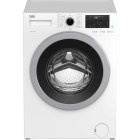 Masina de spalat rufe Beko EWTV8836XS2D, 8 kg, 1600 RPM, Motor ProSmart Inverter, HomeWhiz, SteamCure, AddGarment, Autodosing, Clasa C