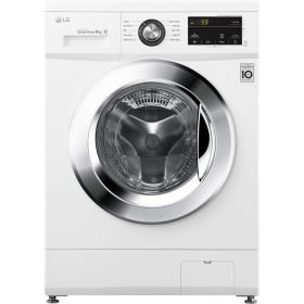 Masina de spalat rufe LG F4J3TN5WE, 1400 RPM, 8 kg, Smart Diagnosis, 6MotionDD, BabyCare, Clasa D