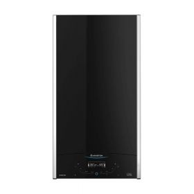 Centrala termica murala in condensare Ariston Alteas One+ Net 35, 35kW, Wi-Fi, Ecran tactil, Panou frontal din sticla, Negru