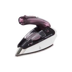 Fier de calcat pentru voiaj Rowenta First Class DA1511F1, 1000 W, 70 ml, 45 g/min, Talpa Microsteam 200 Stainless Steel, Alb/Violet