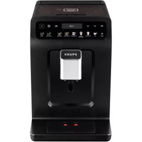 Espressor automat KRUPS Evidence EA890D10, Tehnologie Quattro Force, Functie Extra Shot, 1450 W, 15 retete, Negru