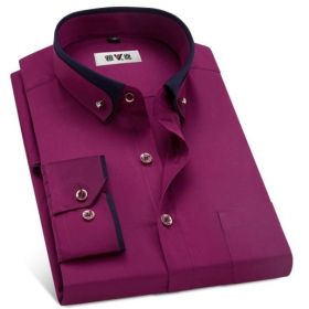 Cămașă de bărbați F448 burgundy M