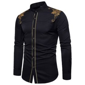 Cămașă bărbați F786 negru XL