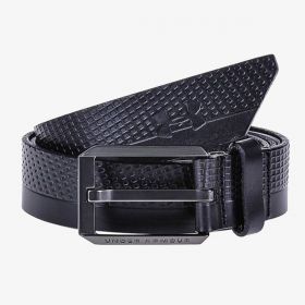 MEN LASER PERF LEATHER BELT