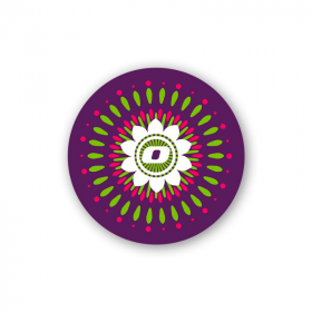 Abtibilduri Roti, 2buc/set, Roller Nikidom - Mandala