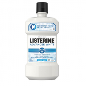 Apa de Gura Listerine Advanced White, Fara Alcool, 500 ml