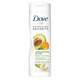 Lotiune Corp DOVE Invigorating Ritual, 250 ml, cu Extract de Avocado si Galbenele