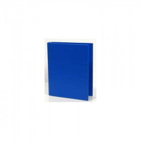 Caiet Mecanic 2 Inele - D25mm, Coperti Carton Plastifiat Pvc, A5, Aurora - Albastru