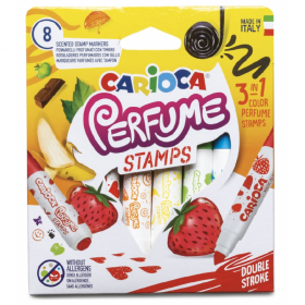 Carioca Lavabila, Parfumata, 8 Culori/cutie, Carioca Perfume Stamps