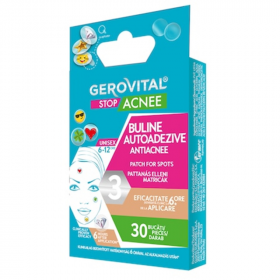 Buline Autoadezive Antiacnee Gerovital Stop Acnee, 30 Buc/Pachet