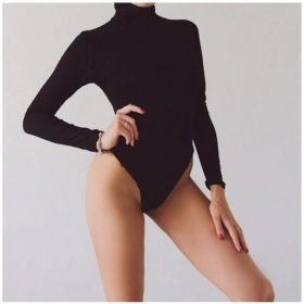 Body pentru femei, cu guler negru M