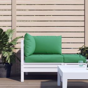 vidaXL Perne pentru canapea din paleți, 3 buc., verde, textil