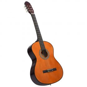 vidaXL Chitară clasică pentru începători, 4/4 39", lemn de tei