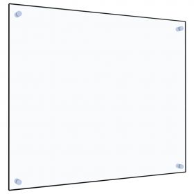 vidaXL Panou antistropi bucătărie transparent 70x60 cm sticlă securiz.