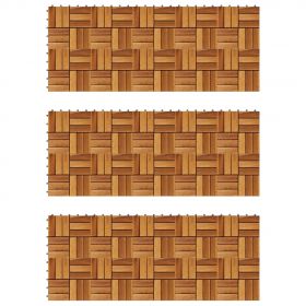 Set dale din lemn de salcâm 30 x 30 cm, 30 buc.