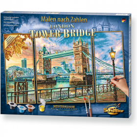 Kit pictura pe numere Schipper, Tower Bridge, 3 tablouri