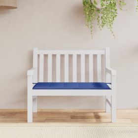 vidaXL Pernă de bancă de grădină, albastru, 100x50x3 cm, textil oxford