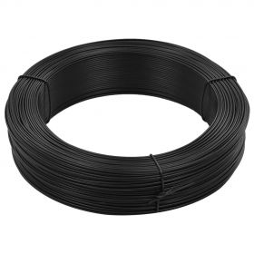 vidaXL Fir de tensionare pentru gard 250 m 1,6/2,5 mm, antracit, oțel