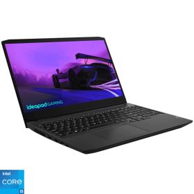 Laptop gaming Lenovo IdeaPad 3 15IHU6, 15.6", Full HD, Intel Core i5-11320H, 8GB RAM, 512GB SSD, NVIDIA GeForce RTX 3050, No OS, Shadow Black