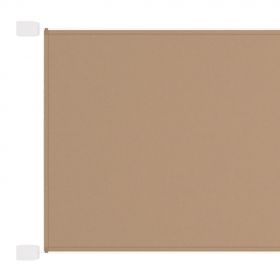 vidaXL Copertină verticală, gri taupe, 250x360 cm, țesătură oxford