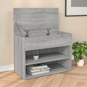 vidaXL Bancă pentru pantofi stejar sonoma 60x30x45 cm lemn prelucrat