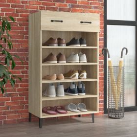 vidaXL Pantofar, stejar sonoma, 60x35x105 cm, lemn compozit