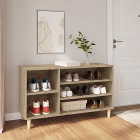 vidaXL Pantofar, stejar sonoma, 102x36x60 cm, lemn prelucrat