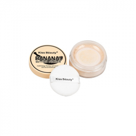 Pudra pulbere mata, Kiss Beauty, Setting Powder, Oil Control, Banana, 16 g