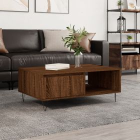 vidaXL Masă de cafea, stejar maro, 90x60x35 cm, lemn compozit