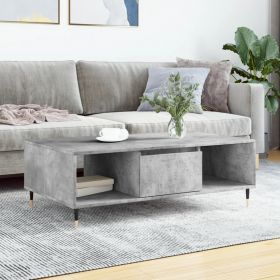 vidaXL Masă de cafea, gri beton, 104x60x35 cm, lemn compozit