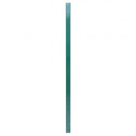 vidaXL Stâlpi de gard, 20 buc., verde, 130 cm, oțel galvanizat