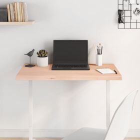 vidaXL Blat de masă, 80x40x(2-4) cm, lemn masiv de stejar netratat