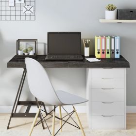 vidaXL Blat de masă maro 120x50x(2-6) cm, lemn masiv stejar tratat
