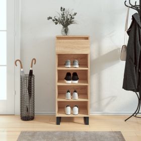 vidaXL Pantofar, stejar sonoma, 40x36x105 cm, lemn prelucrat