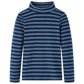Tricou cu mâneci lungi pentru copii, bleumarin, 92