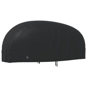 vidaXL Husă pentru motocicletă, negru, 245x105x125 cm, Oxford 210D