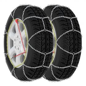 vidaXL Lanțuri antiderapante zăpadă auto, 2 buc., SUV 4x4, 16 mm, 410