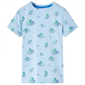 Tricou pentru copii, albastru deschis, 128