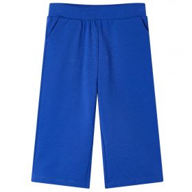 Pantaloni pentru copii cu picioare largi, albastru cobalt, 92