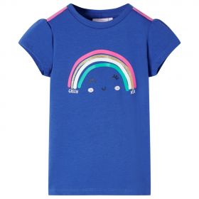 Tricou pentru copii, albastru cobalt, 92