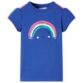 Tricou pentru copii, albastru cobalt, 128
