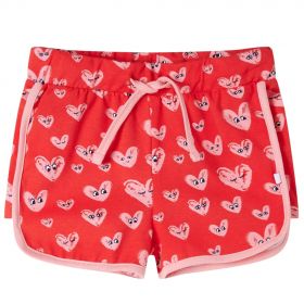 Pantaloni pentru copii cu șnur, roșu, 128