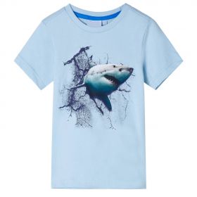 Tricou pentru copii, albastru deschis, 104