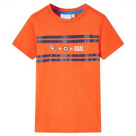 Tricou pentru copii, portocaliu închis, 104