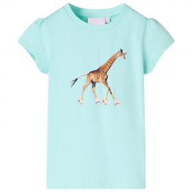 Tricou pentru copii, turcoaz deschis, 104