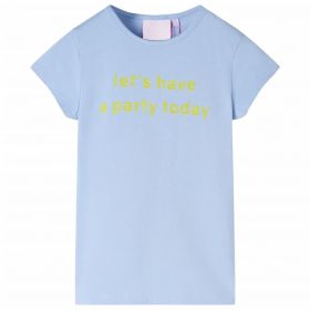 Tricou pentru copii, albastru deschis, 116
